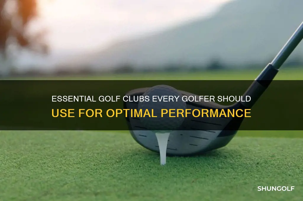 which golf clubs are used