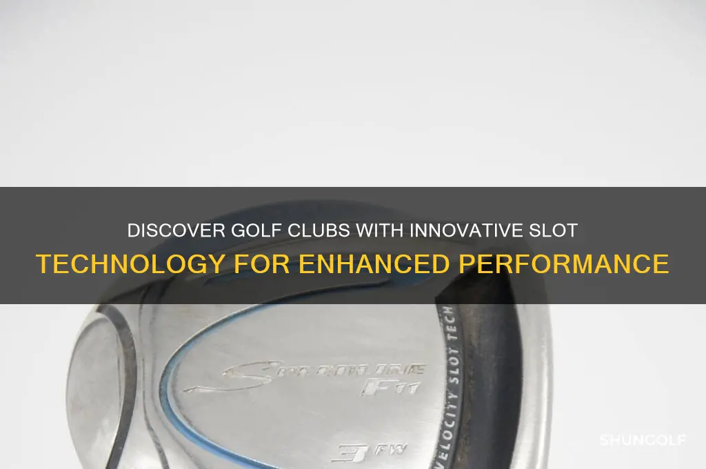 which golf clubs have a slot