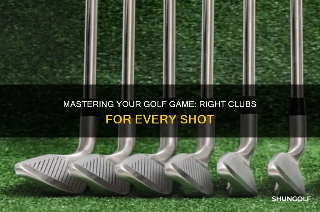 which golf clubs should be used for what shots