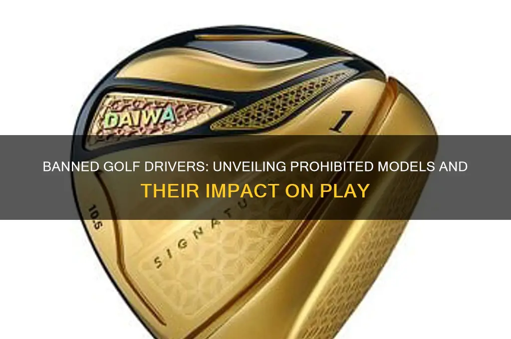 which golf drivers are banned