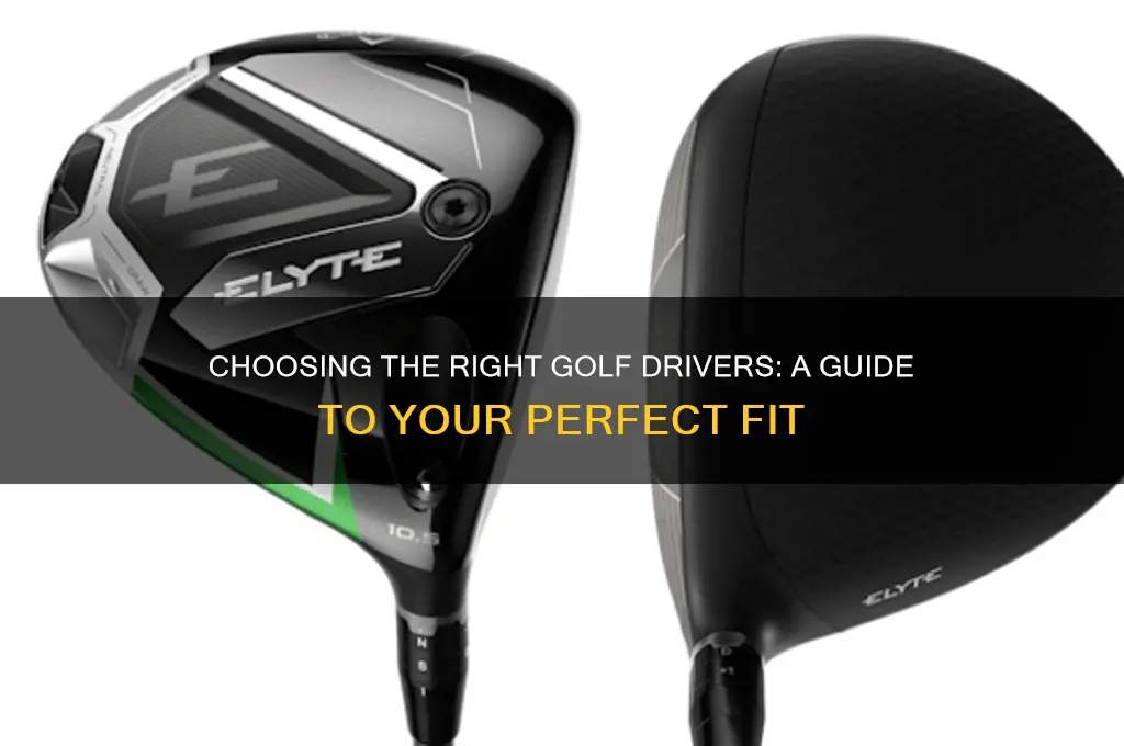 which golf drivers do i need