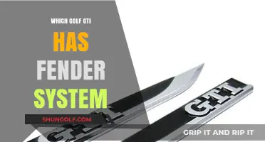 Which Golf GTI Features the Iconic Fender Audio System?