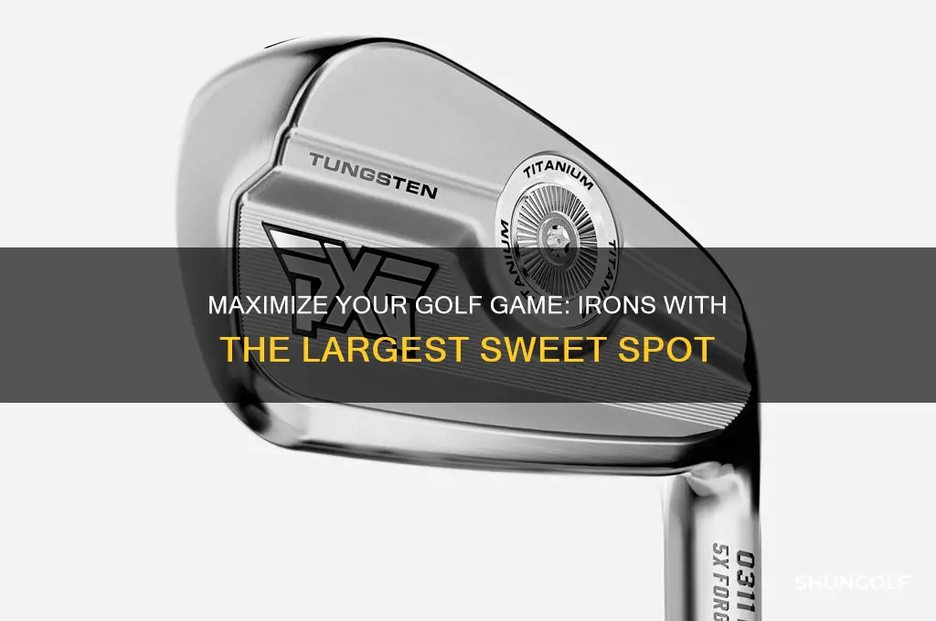 which golf irons have the biggest sweet spot