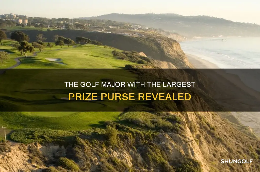 which golf major has the biggest purse
