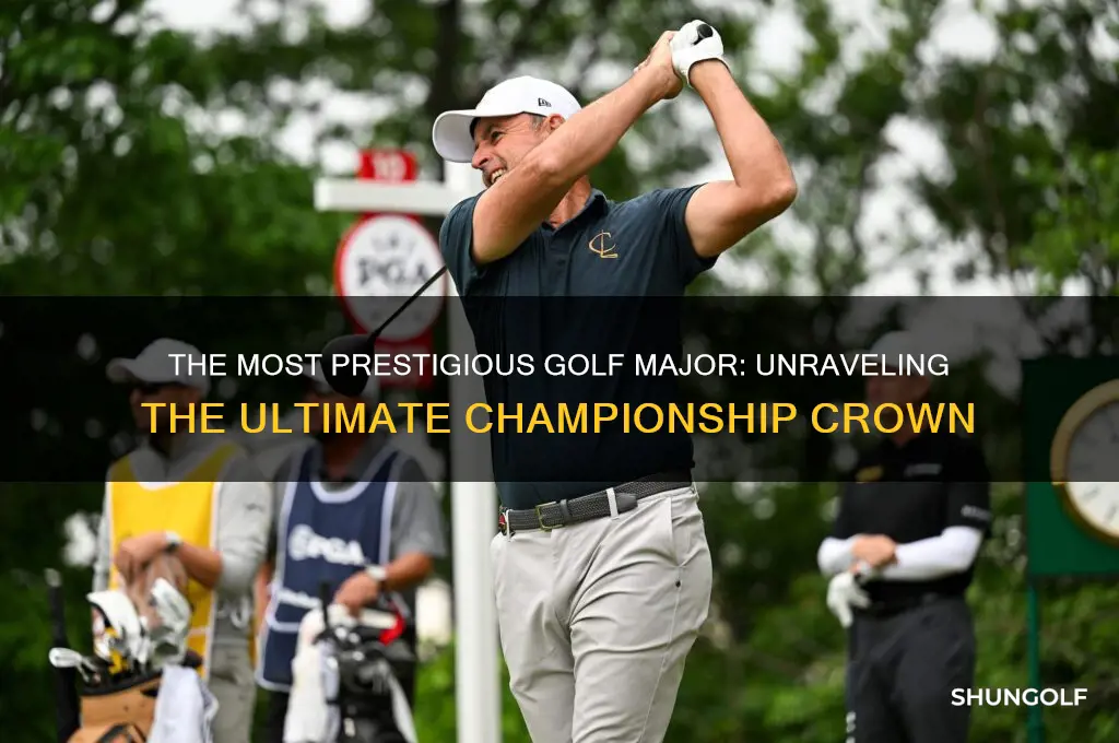 which golf major is the most prestigious