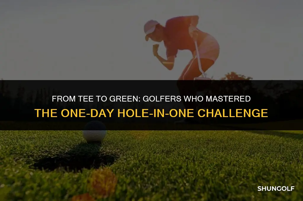 which golf played holes in one day