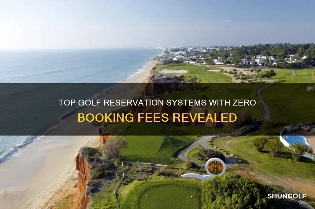 which golf reservation system has no booking fees