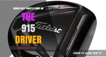 Exploring the Golf Shaft Options for the Titleist 915 Driver