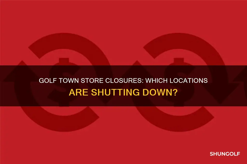 which golf town stores are closing