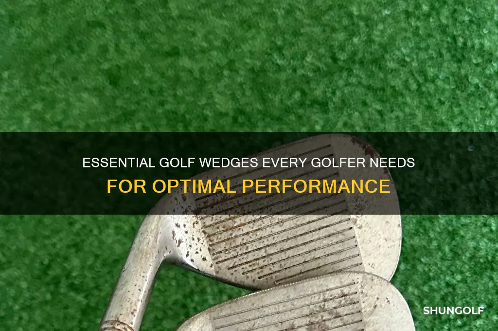 which golf wedges do most people need