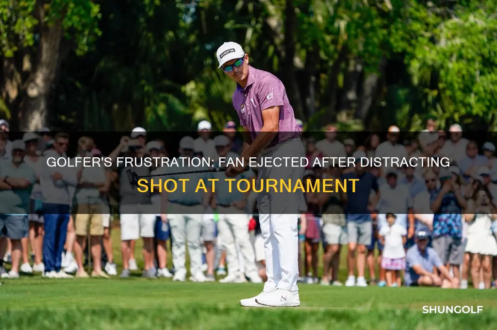 which golfer got fan kicked out