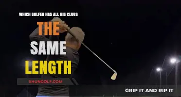 One Length Wonder: The Golfer with Uniform Clubs Unveiled