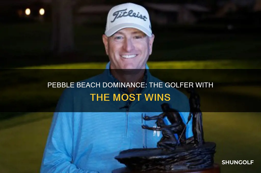 which golfer has the most wins at pebble beach