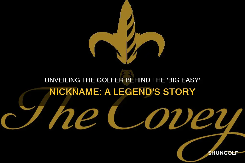 which golfer is nicknamed the big easy