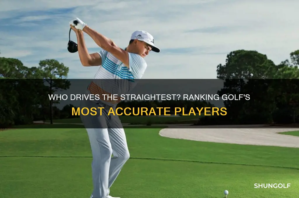 which golfer is straightest