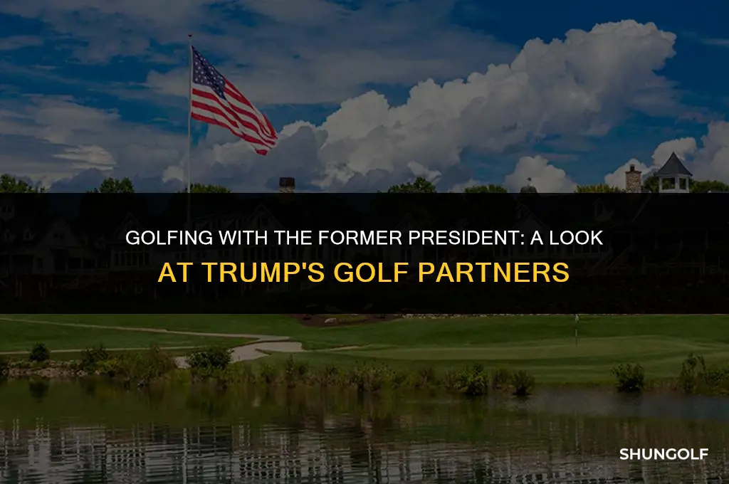 which golfer played with trump