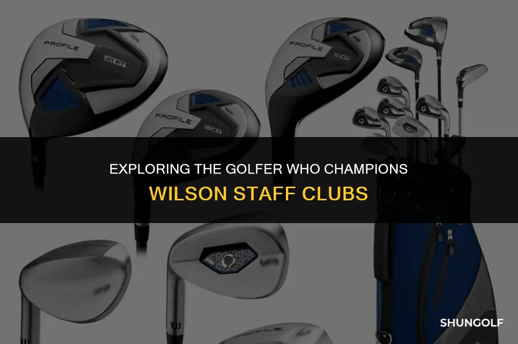 which golfer plays wilson staff