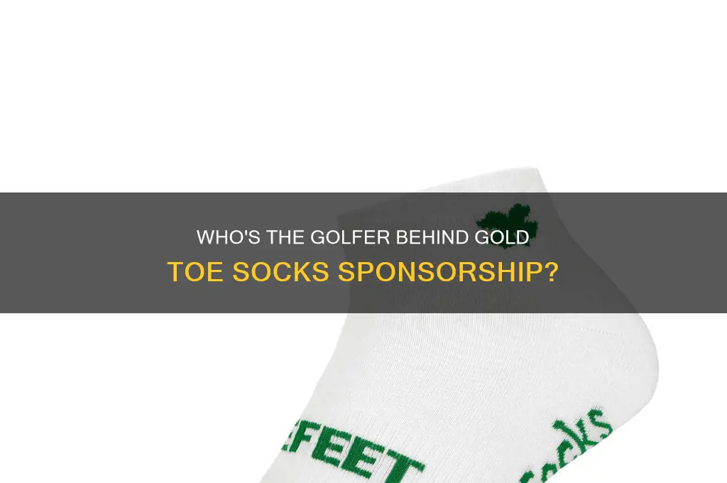which golfer sponsored gold toe socks