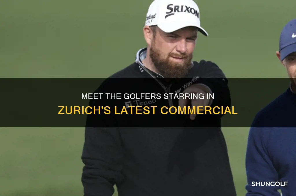 which golfers are in zurich golf commercial
