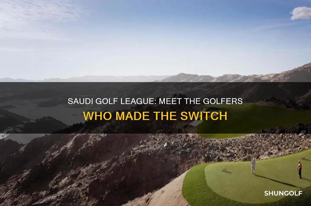 which golfers have joined the saudi golf league