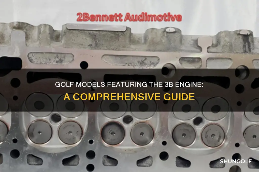 which golfs have 3b engine
