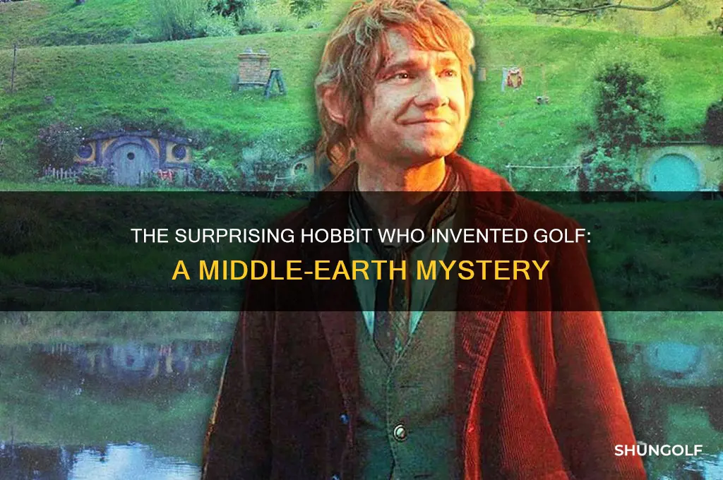 which hobbit invented golf
