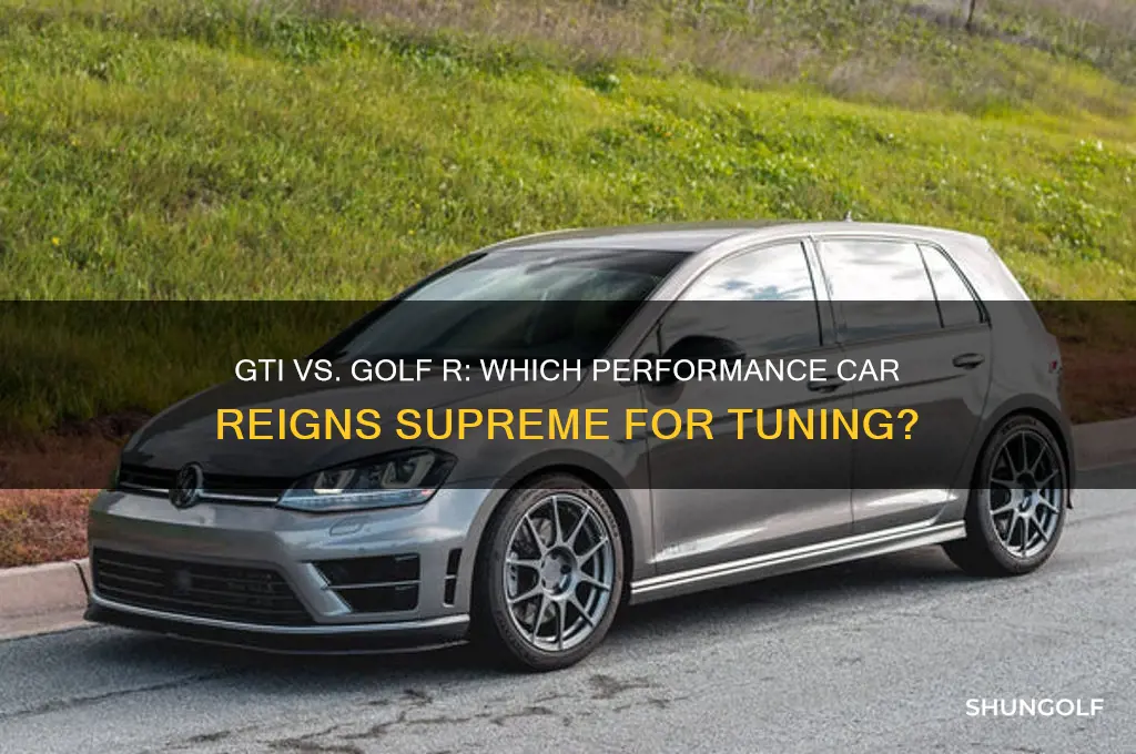 which is better for tuning gti or golf r
