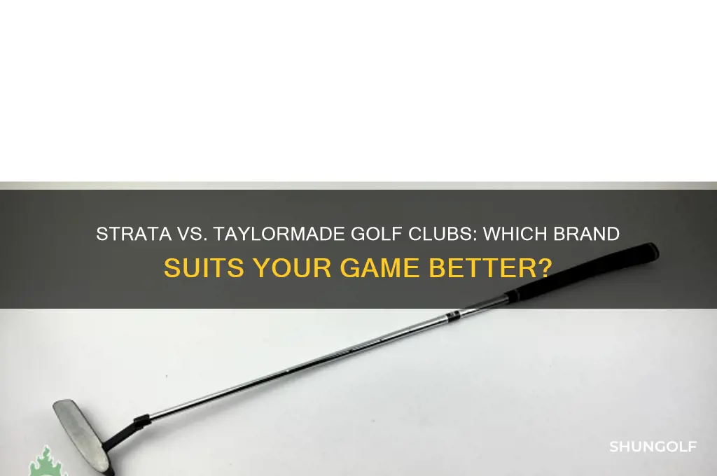 which is better golf club strata or taylor