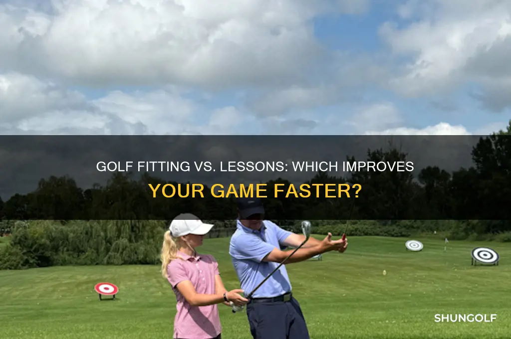 which is better golf fitting or lessons