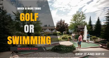 Golf vs. Swimming: Which Sport Drains Your Energy More?