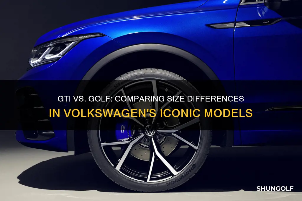 which is smaller gti or golf