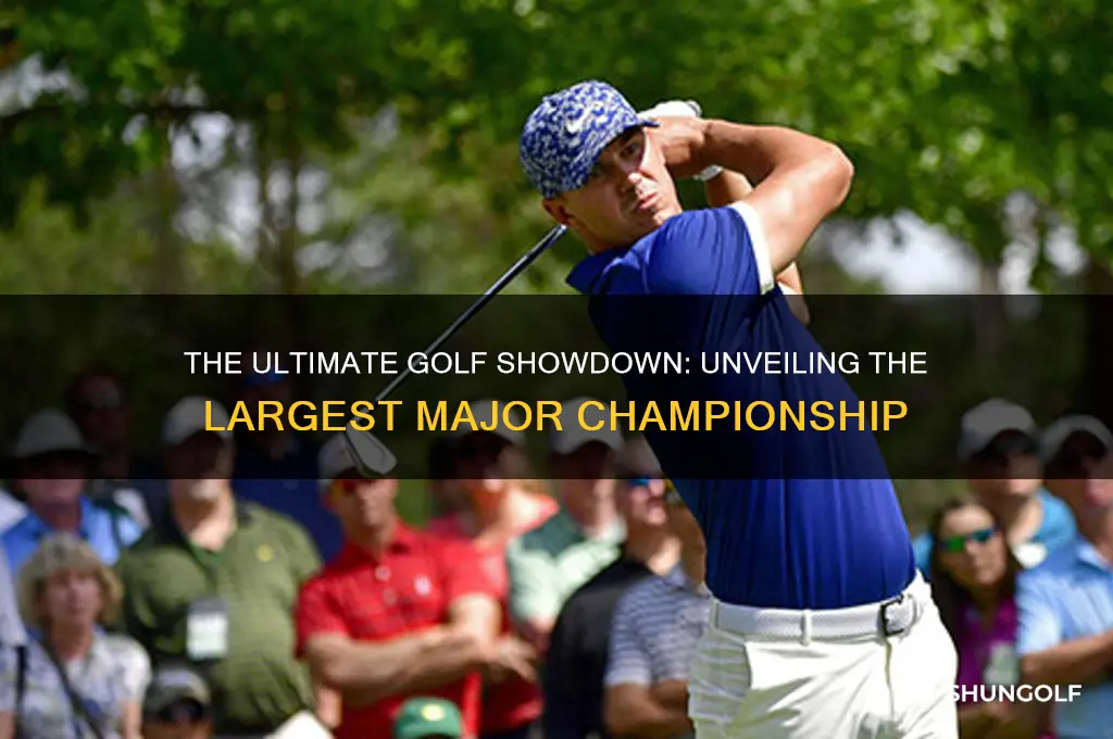which is the biggest major golf event