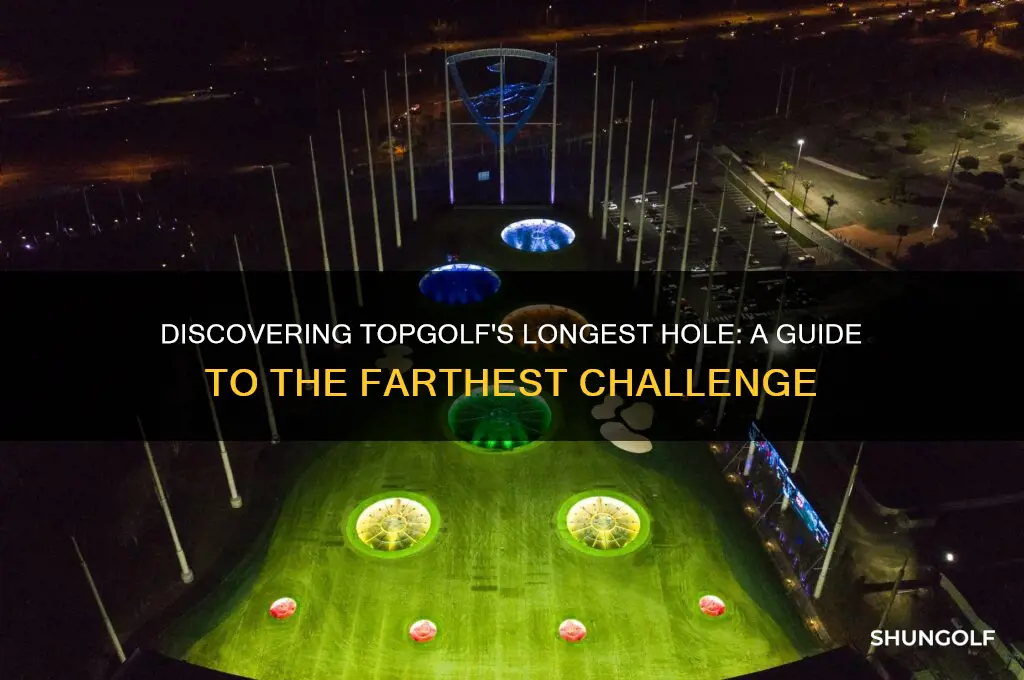 which is the farthest hole in top golf