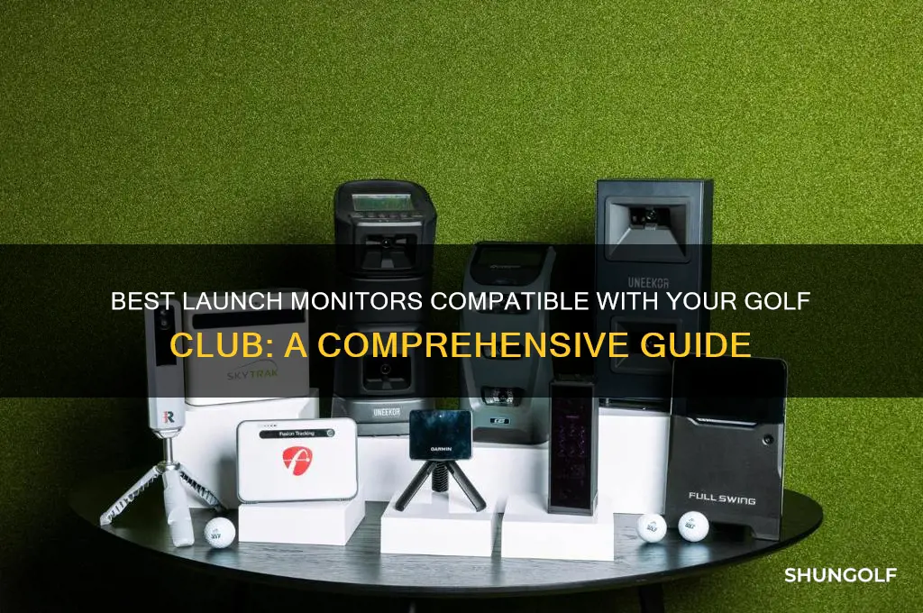 which launch monitor works with the golf club