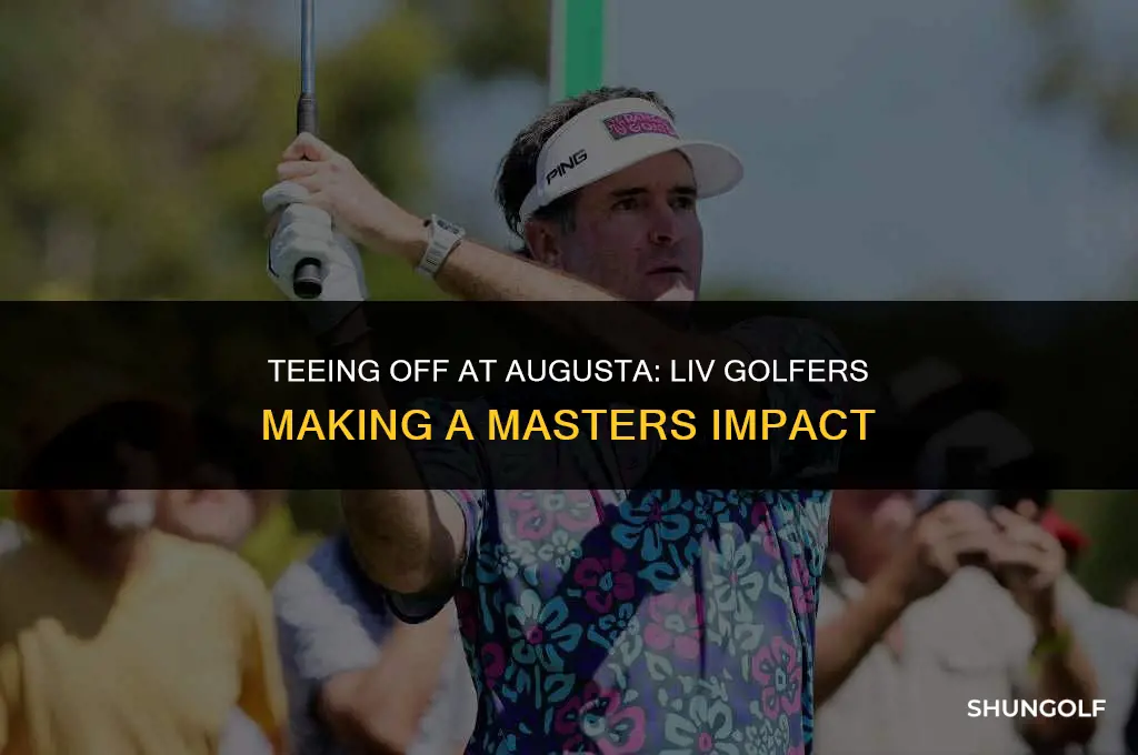 which liv golf players are playing in the masters