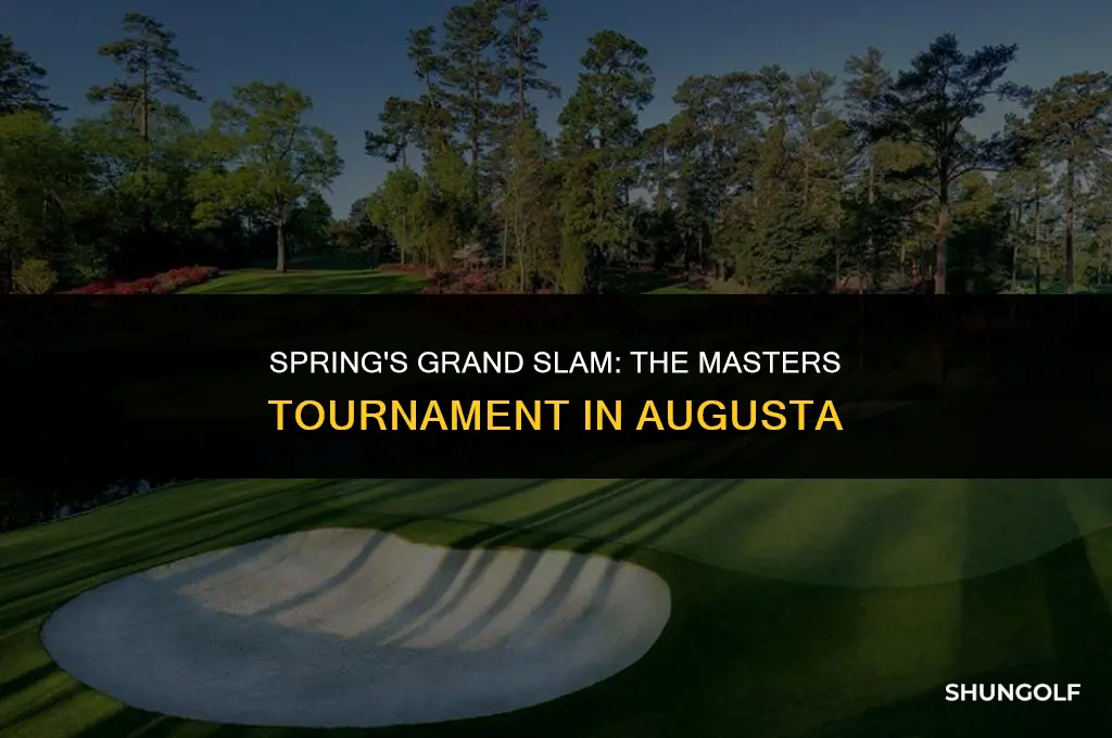 which major golf championship is played in april