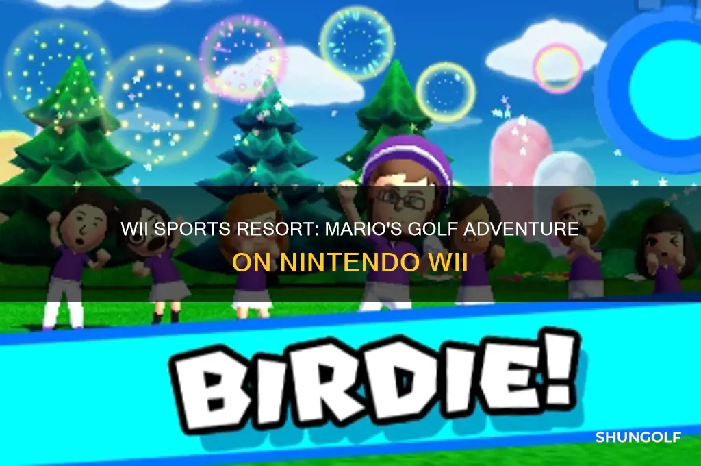 which mario wii has golf