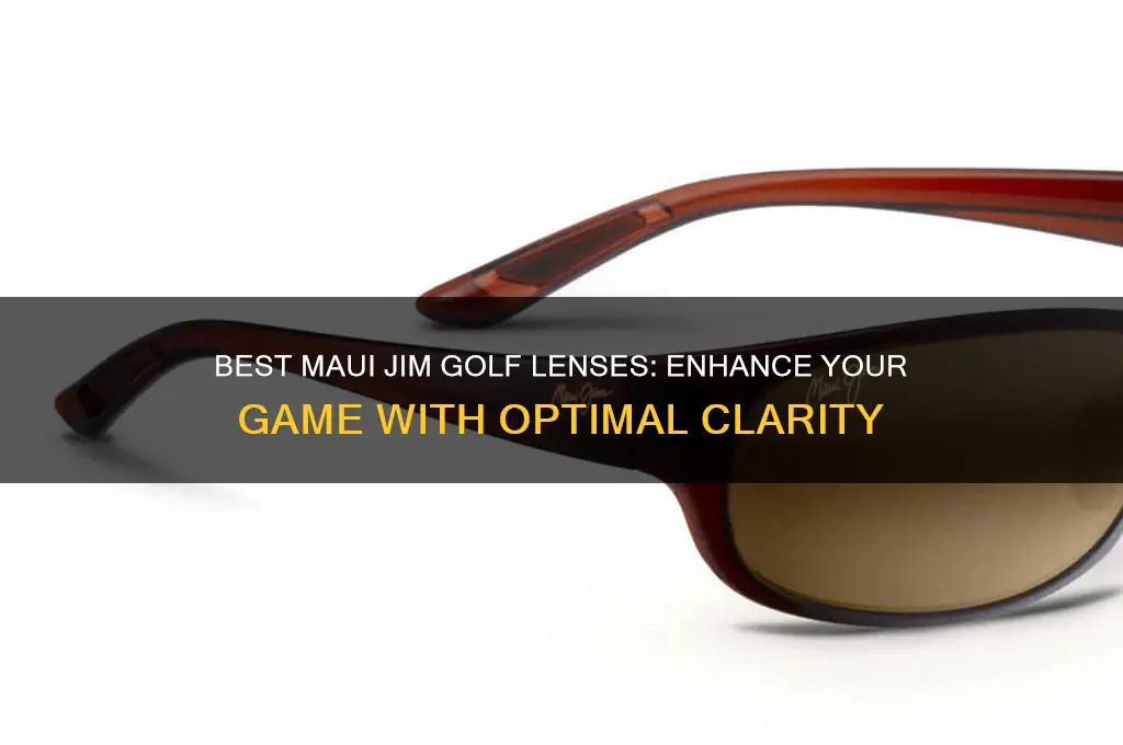 which maui jim lens for golf