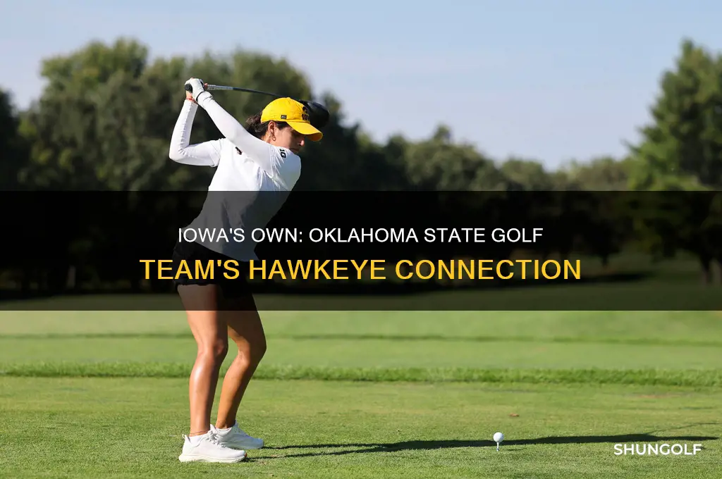 which of the oklahoma state golf players is from iowa