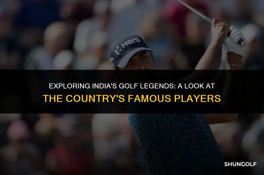 which of these is a famous golf player of india