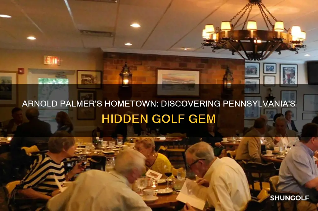which pennsylvania town did legendary golfer arnold palmer call hom