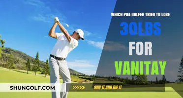 PGA Golfer's 30-Pound Weight Loss Journey for Vanity Revealed