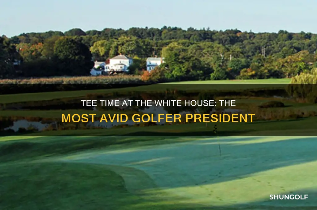 which president did the most golfing