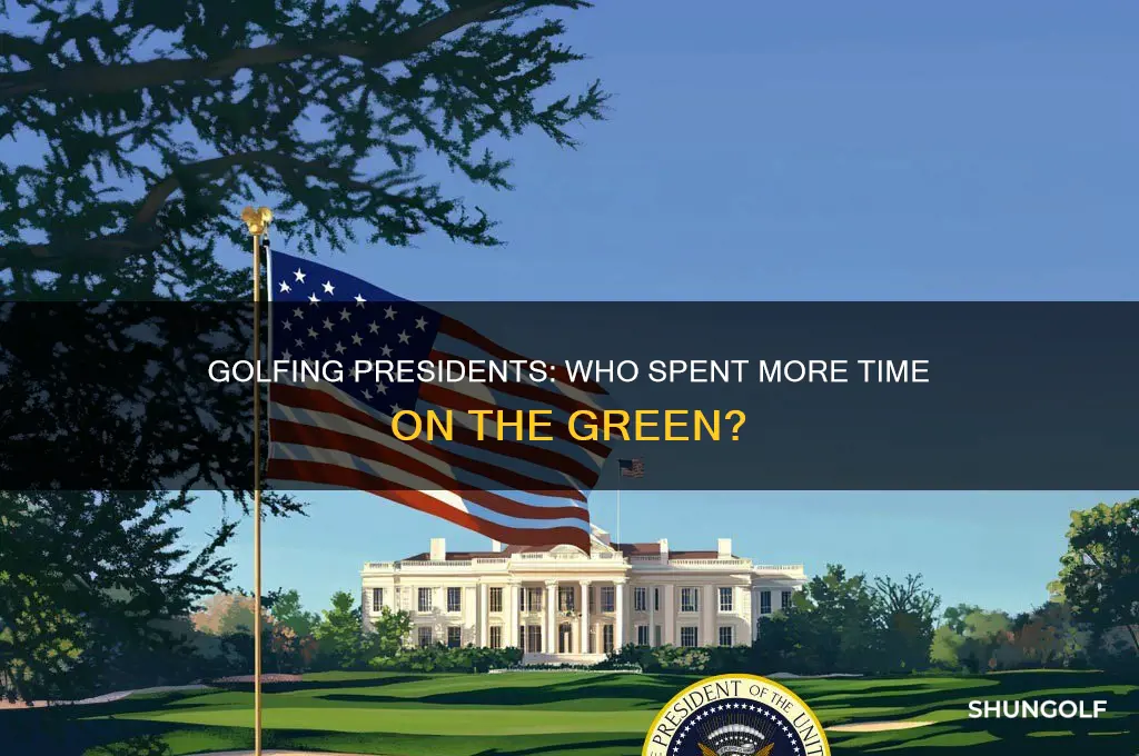which president has spent more time golfing