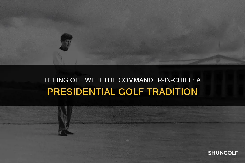 which president played golf every week