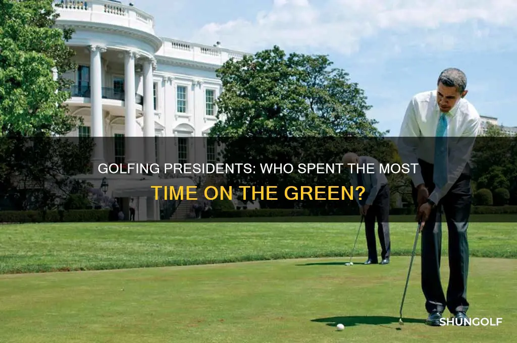 which president played golf the most