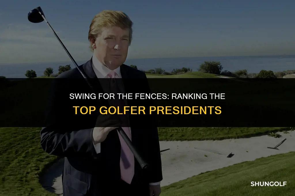 which president was the best golfer
