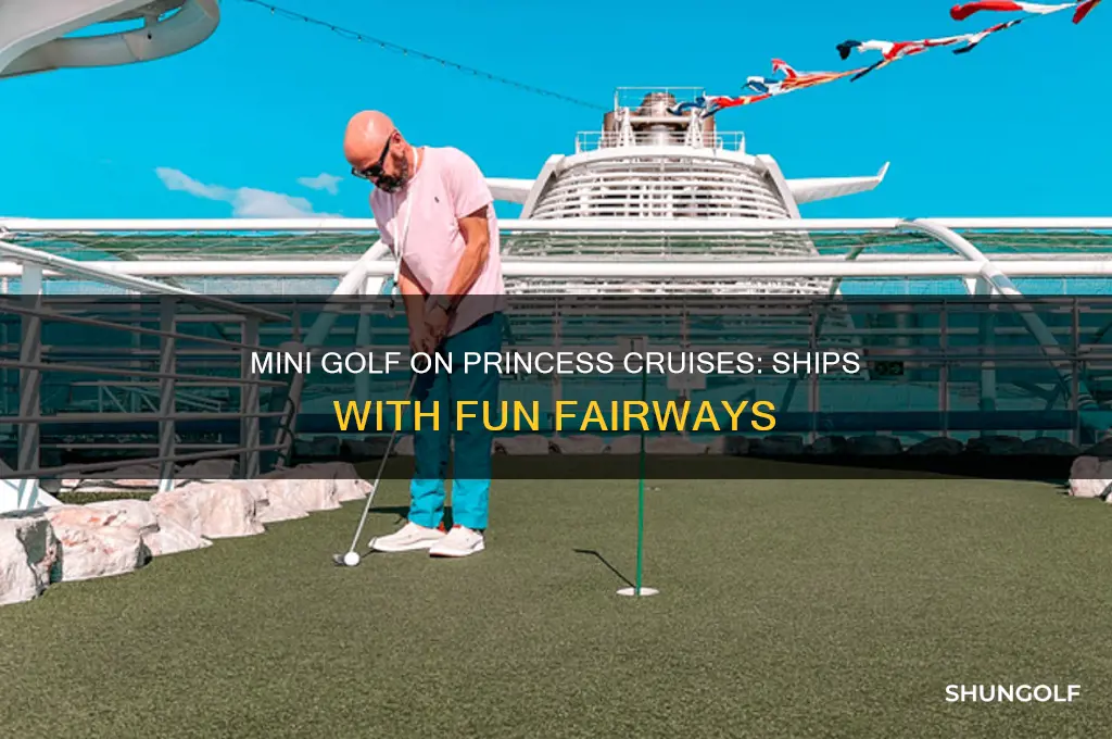 which princess ships have mini golf