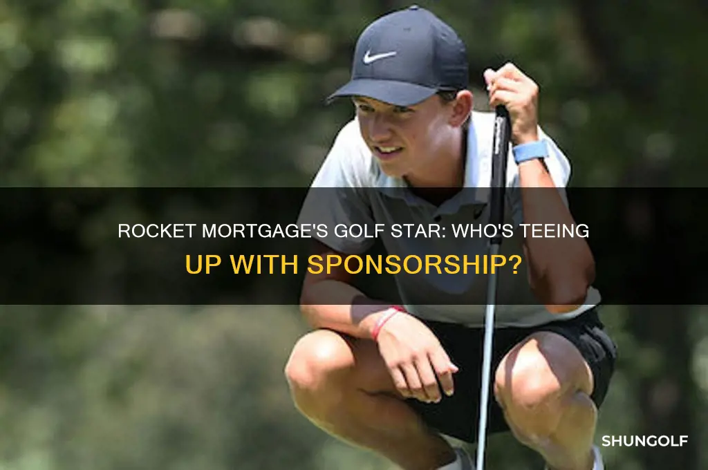 which pro golfer is sponsored by rocket mortgage
