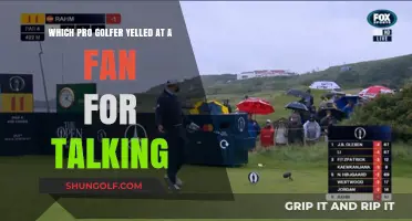 Pro Golfer's Outburst: Fan's Chatter Sparks Heated Reaction on Course